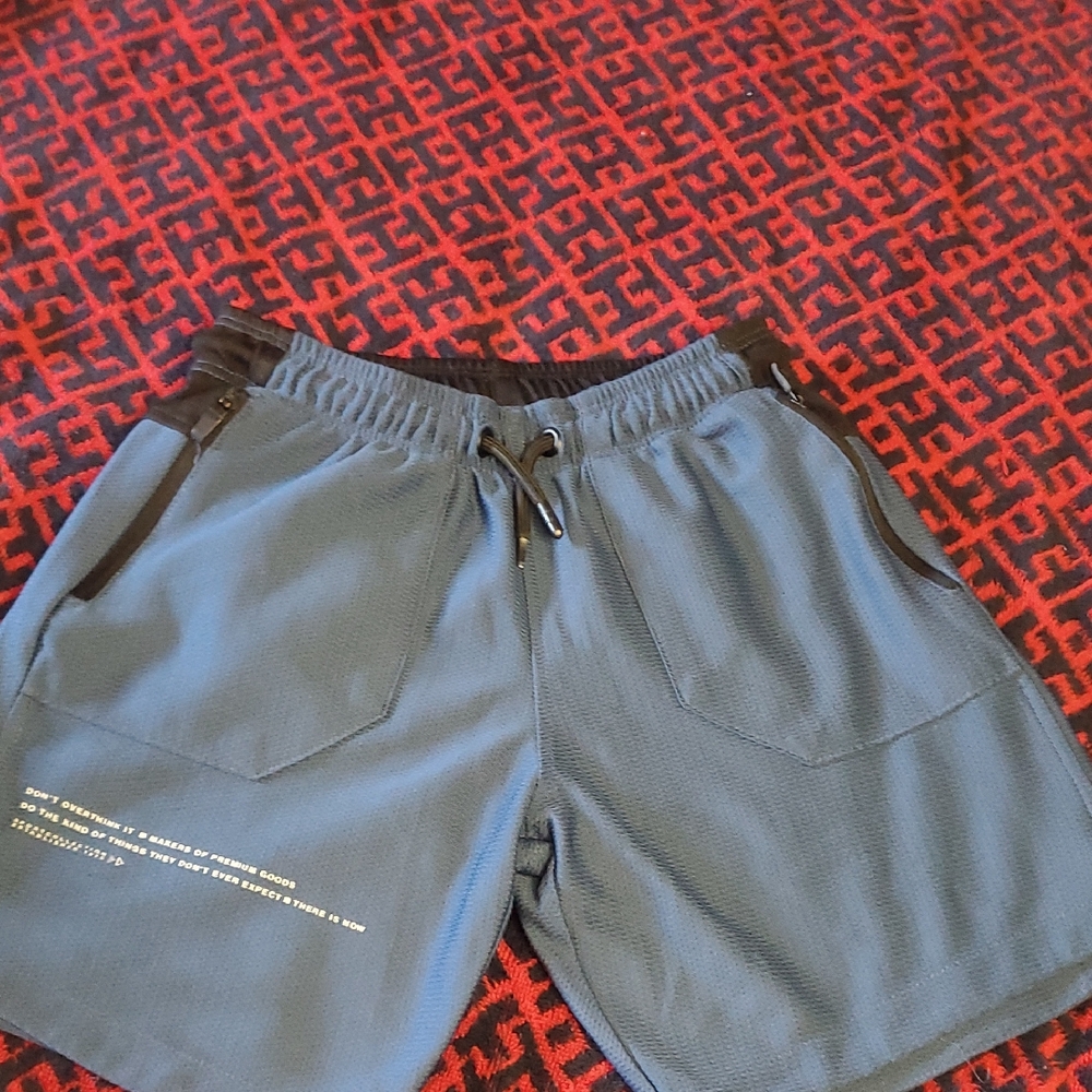 Zara Men's Gray Athletic Shorts